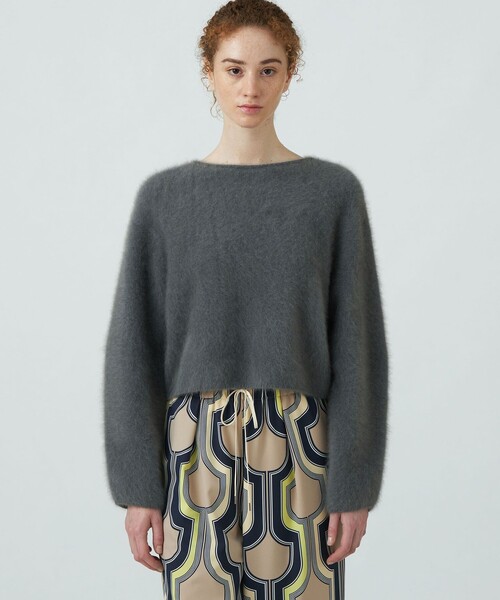 BALLSEY（ボールジィ）の「フラッフィーヤーン ボートネックプル