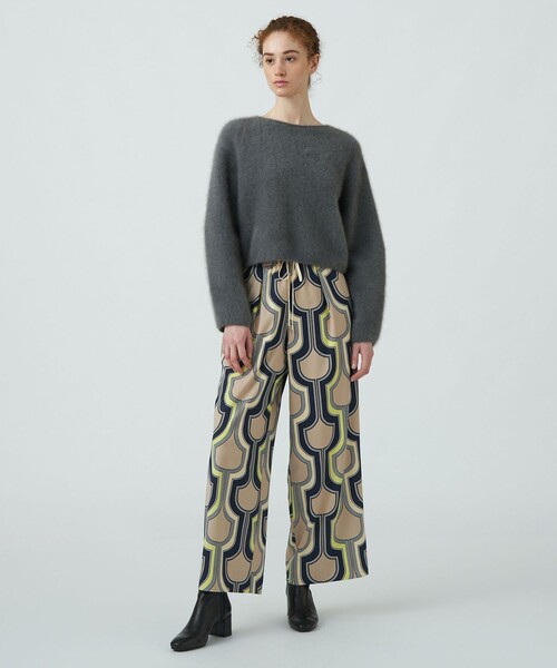 BALLSEY（ボールジィ）の「フラッフィーヤーン ボートネックプル