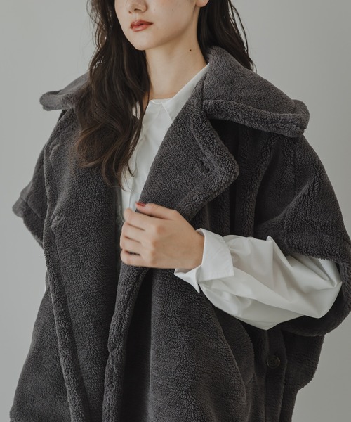セール】テディベアポンチョコート（ポンチョ）｜rectangle