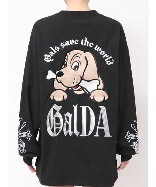 GYDA×GALFY original cross long Tシャツ（Tシャツ/カットソー