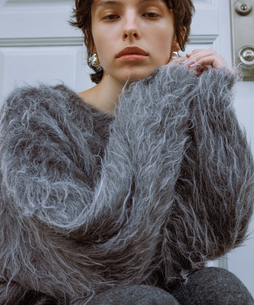 セール】アルパカフラッフィーカーディガン（カーディガン/ボレロ