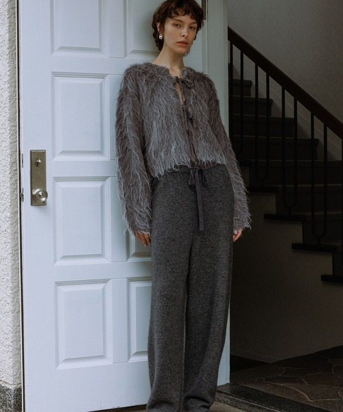 セール】アルパカフラッフィーカーディガン（カーディガン/ボレロ