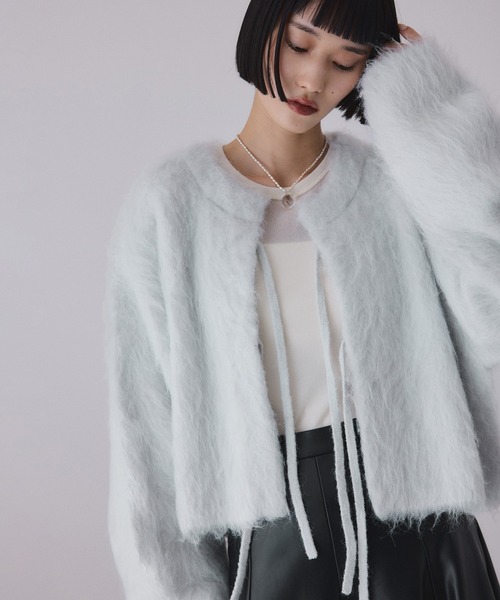 セール】アルパカフラッフィーカーディガン（カーディガン/ボレロ