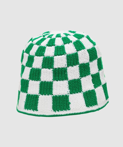 Casablanca（カサブランカ）の「KNIT SCUBA SQUARE CROCHET HAT