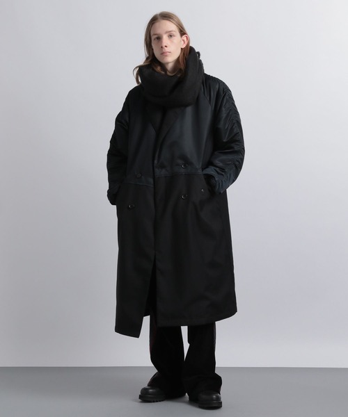 HARE（ハレ）の「ドッキングMA-1ステンカラーコート(HARE)（ステン