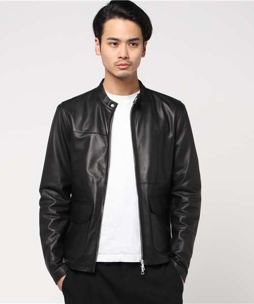 Pretty Green（プリティーグリーン）の「RANDALL ジップアップ レザー