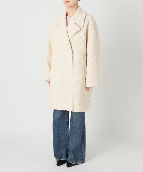 plage（プラージュ）の「GIOLICA ヘリンボン コクーンコート（その他