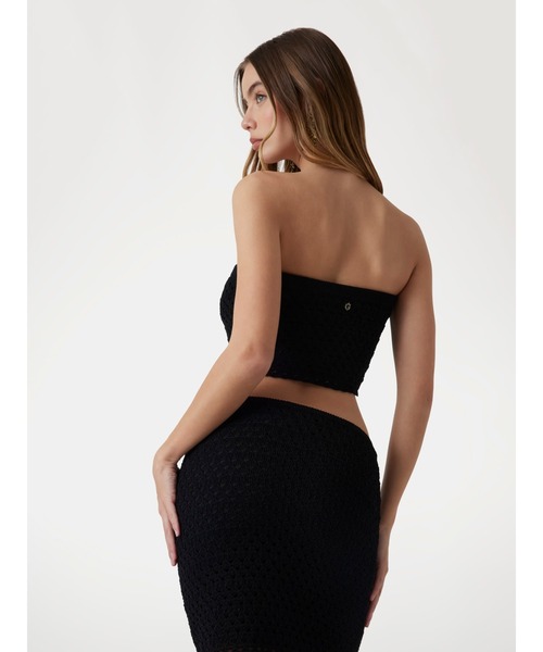 STRAPLESS Luca Tube Top トップス | GUESS(ゲス) JAPAN 公式