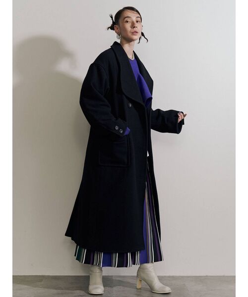 UN3D.（アンスリード）の「アシメカラーウールコート（その他アウター