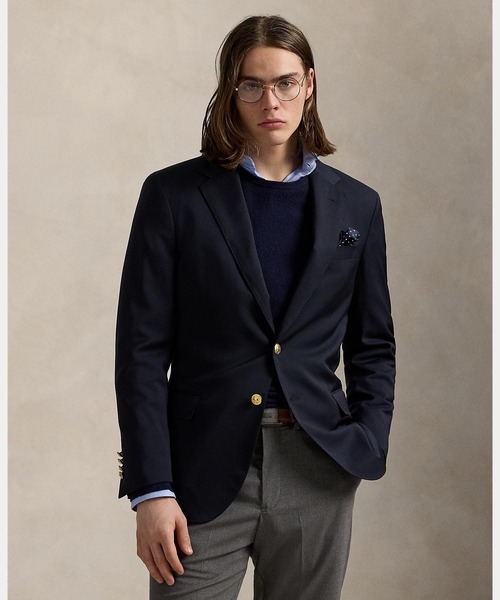 Polo ウール ツイル ブレザー（テーラードジャケット）｜POLO RALPH