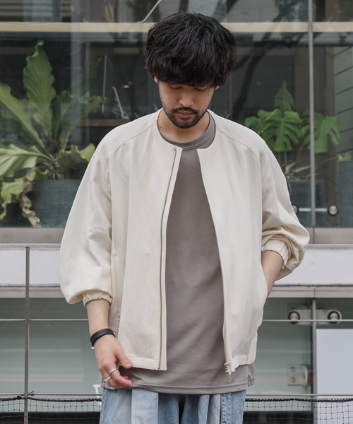 ATTACHMENT（アタッチメント）の「強撚LI/Cドビーギャバノーカラー