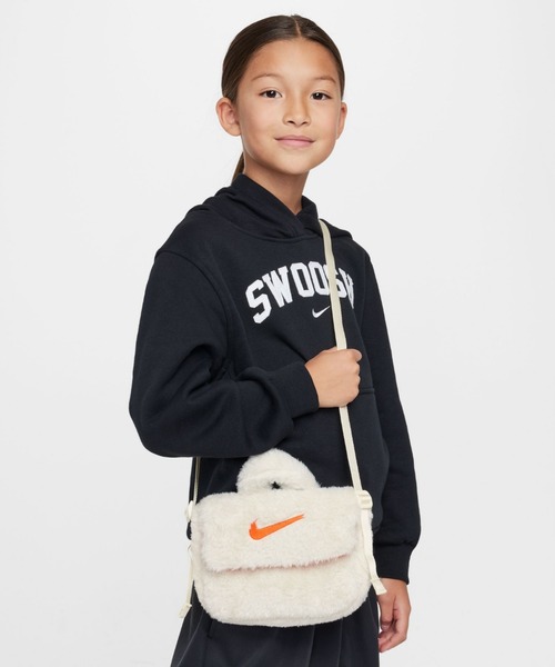 セール】ナイキ ジュニア フェイクファー クロスボディバッグ (1L