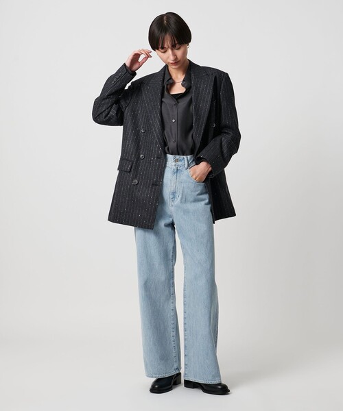 ルーズシルエット ストレート デニムパンツ（デニムパンツ）｜UNITED