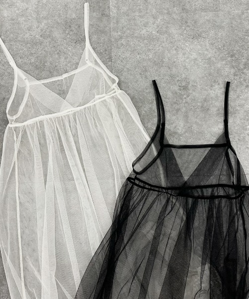 Reurie'（レウリィ）の「チュールキャミワンピース／tulle cami