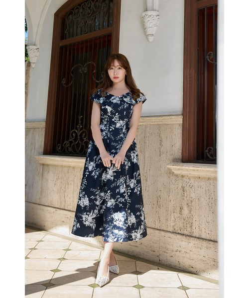 Secret Garden Midi Dress（ワンピース）｜Her lip to（ハーリップ