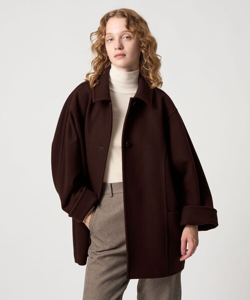 Steven Alan＞ウール ショート コート（ステンカラーコート）｜Steven