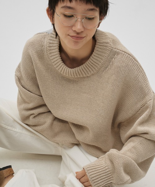 Roundhem Linen Knit（ニット/セーター）｜TODAYFUL（トゥデイフル）の