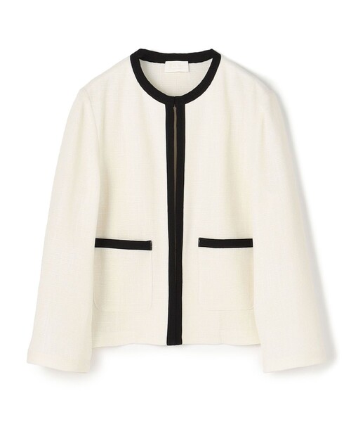 カラミ ノーカラージャケット（ノーカラージャケット）｜BALLSEY