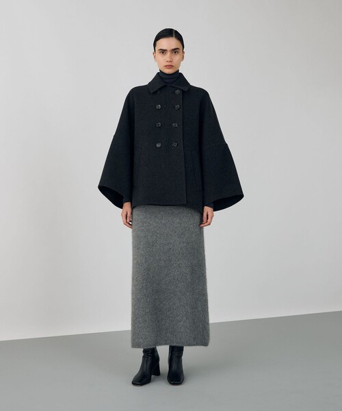 セール】フォックスカシミヤ Iラインロングスカート（スカート）｜DES