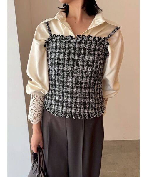 レースカフスシャツ（シャツ/ブラウス）｜LAGUNAMOON（ラグナムーン