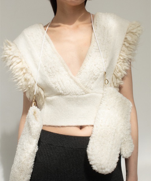 leinwande（ラインヴァンド）の「Boa Hand Knitted Mittens（手袋