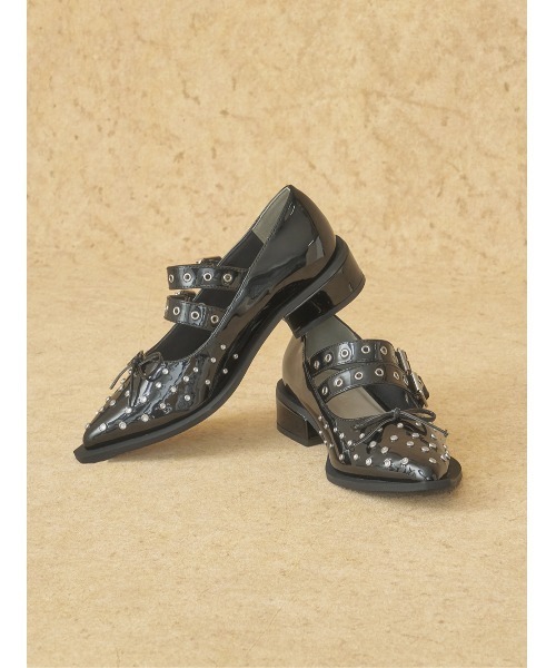 ダブルベルトフラットシューズ（その他シューズ）｜Darich（ダーリッチ