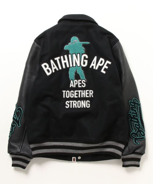 A BATHING APE（アベイシングエイプ）の「BAPE VARSITY JACKET