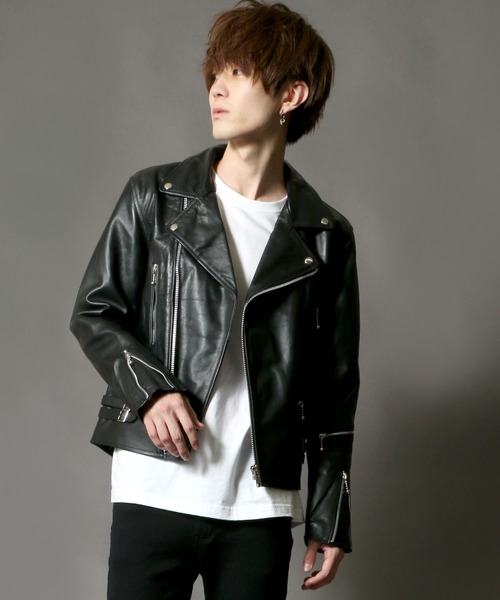 セール】Real leather Cowhide UK Double riders/牛革製UKダブル