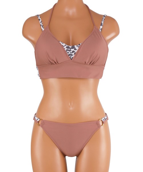 LIPSERVICE（リップサービス）の「ダブルブラビキニ アニマル柄【LIP