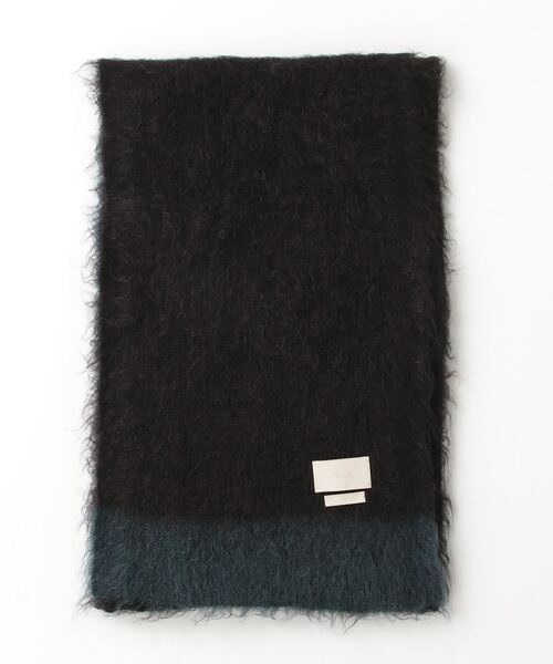 YOKE（ヨーク）の「YOKE/ヨーク/Mohair Border Long Stole（ストール