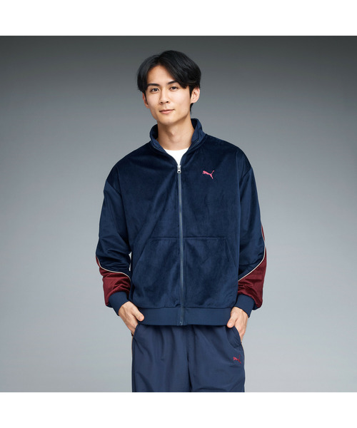 セール】PUMA プーマ メンズ CORE HERITAGE ベロア ジャケット CORE