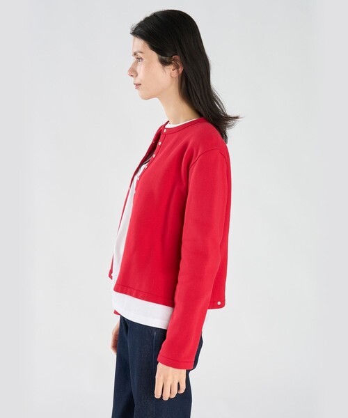 agnes b.（アニエスベー）の「コットン メルトン 長袖 カーディガン