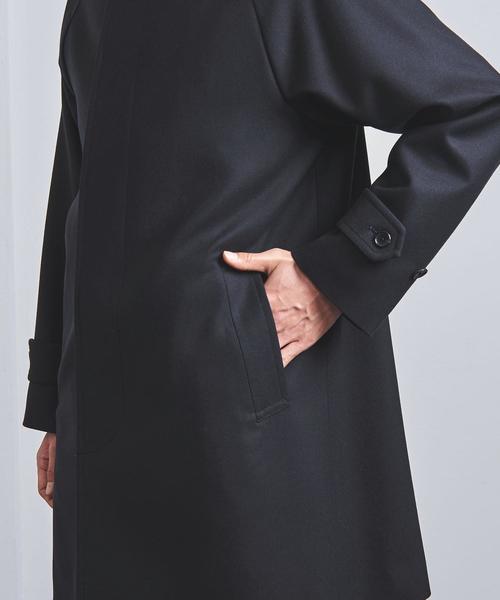 United Arrows メルトン ネイビー ステンカラーコート UNITED ARROWS（ユナイテッドアローズ） ステンカラーコート コート