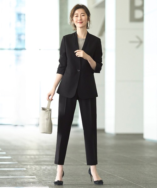 セール】選べる6タイプ洗えるスタイリッシュビジネススーツ カラーレス