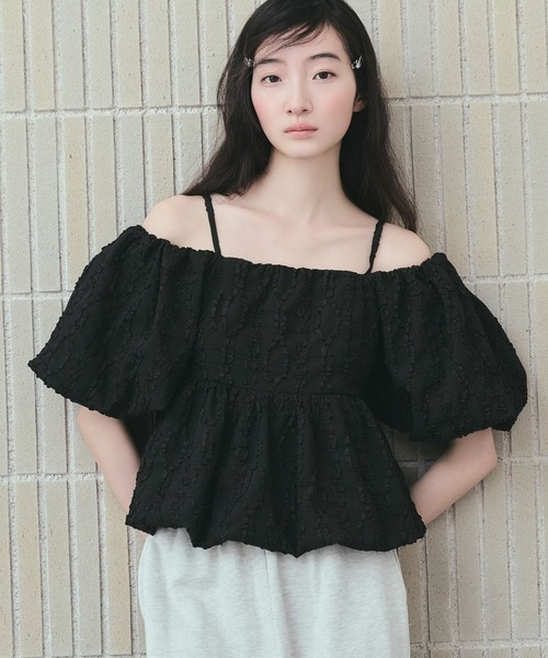 セール】マルチWAYジャガードブラウス 491033（シャツ/ブラウス