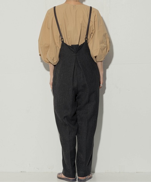 CHIGNON（シニヨン）の「CHIGNON サスペンダー付きツイードサロペット