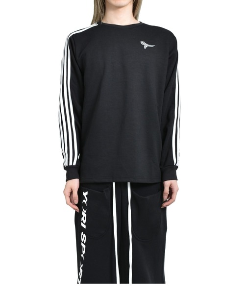 YORI SPORT 5STRIPE LONG SLEEVE T-SHIRT（Tシャツ/カットソー）｜YORI