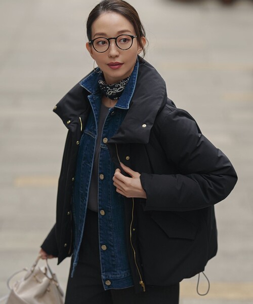 ミリタリー Aライン ダウンコート（ダウンジャケット/コート）｜23区 S