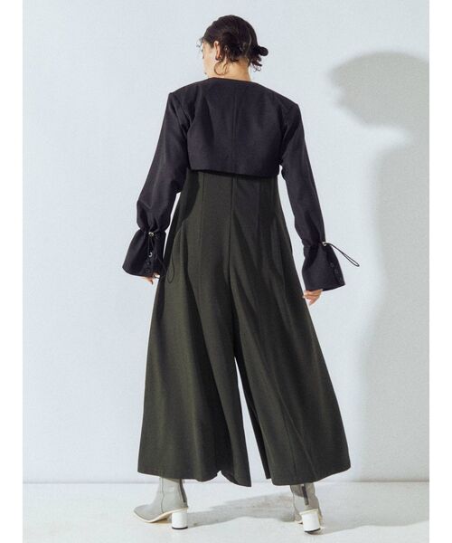 UN3D.（アンスリード）の「クロップドジャケット（ノーカラー