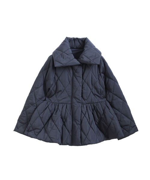 セール】ペプラム中綿ジャケット（その他アウター）｜Fit more