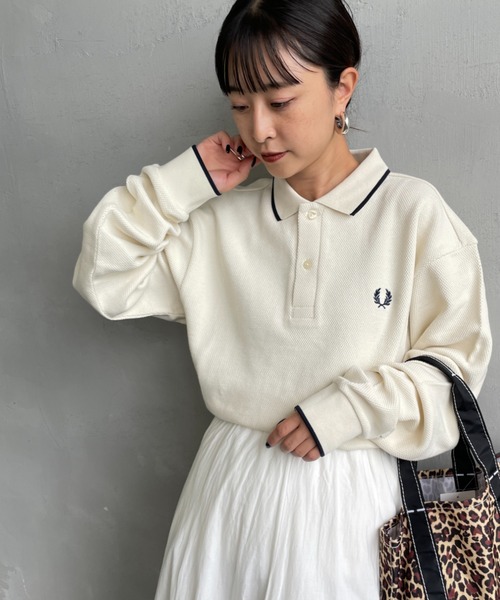 セール】[FRED PERRY/フレッドペリー] 別注 ワンポイントロゴ刺繍