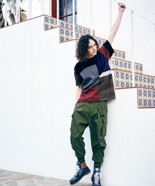 Long rib cargo pants / ロングリブカーゴパンツ（カーゴパンツ