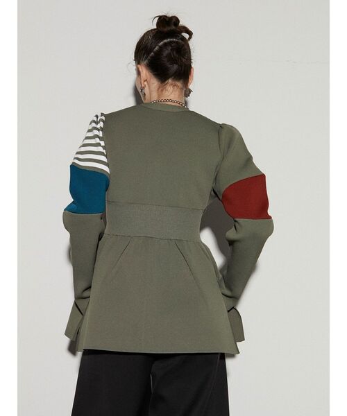 UN3D.（アンスリード）の「スリーパーツスリーブニットカーディガン