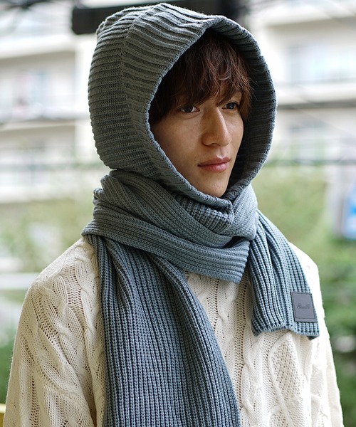 MinoriTY】バラクラバフードマフラー ネックウォーマー メンズ