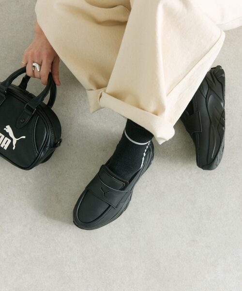PUMA（プーマ）の「【PUMA(プーマ)】LOAFYR WNS PUMA BLACK ウィメンズ