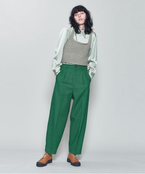 6（ロク）の「＜6(ROKU)＞WOOL ROVING KNIT CAMISOLE/ニット（ニット