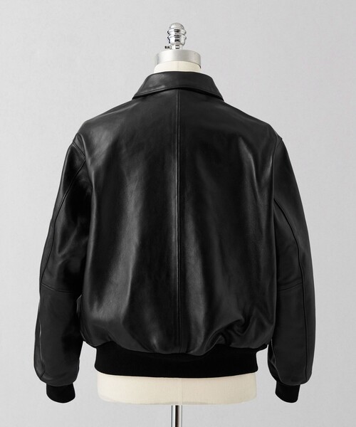 LOEFF＞ラムレザー フライトジャケット UNISEX（ブルゾン）｜LOEFF