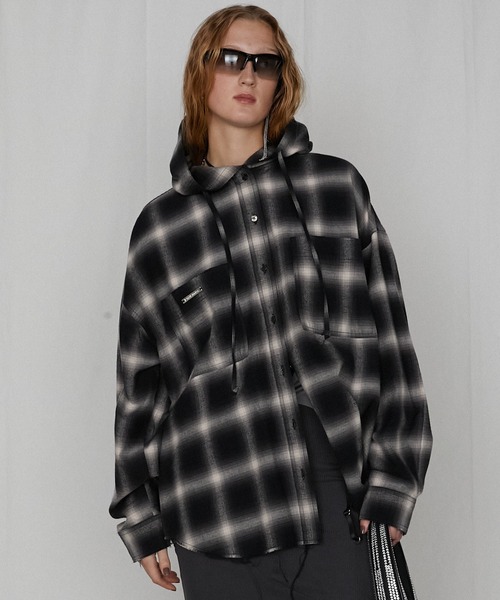 PRANK PROJECT（プランクプロジェクト）の「フーデッドチェックシャツ