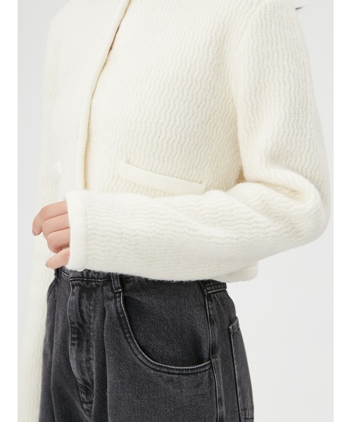 FRAY I.D（フレイアイディー）の「ブークレヤーンコンパクトニット