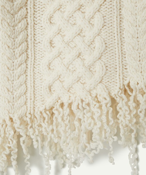 leinwande（ラインヴァンド）の「Hand Cable Knit Top（ニット